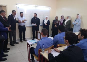 النائب ديمة طهبوب تشارك طلبة المدارس العمرية انتخابات البرلمان الطلابي