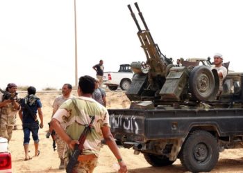 طيران “الوفاق” يستهدف رتلا عسكريا لقوات حفتر بترهونة