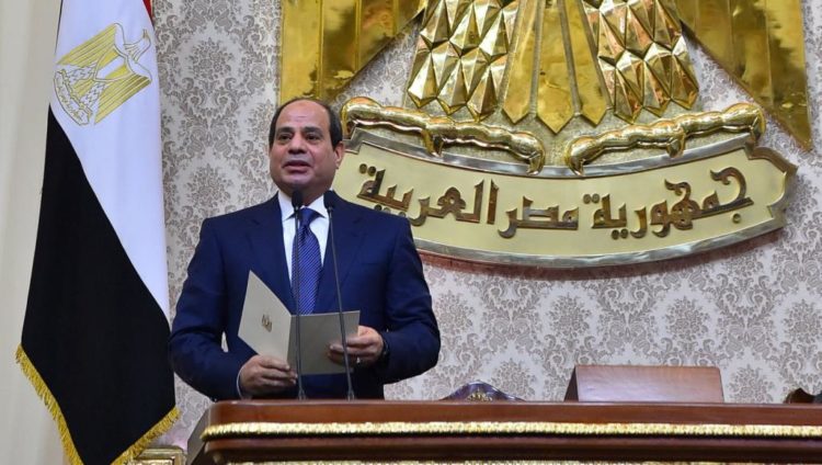 السيسي في مجلس الشعب المصري