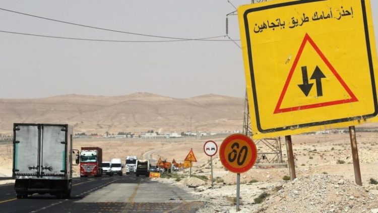 إغلاق مسرب من طريق اربد - عجلون اعتبارا من غد