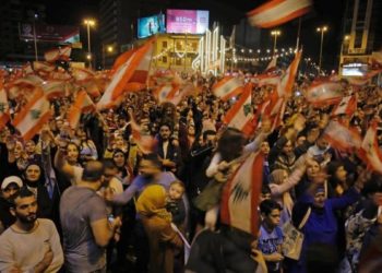 جانب من تظاهرات طرابلس في لبنان