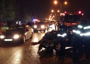 3 وفيات بحادث تصادم على طريق المطار