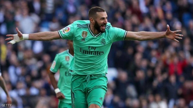 كريم بنزيمة أحرز هدف ريال مدريد الثاني