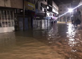 104 محلات تضررت من السيول بوسط عمان والدوار السابع