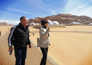 وزيرة السياحة تغرد من “رم”.. وتتحدث عن خطة عمل