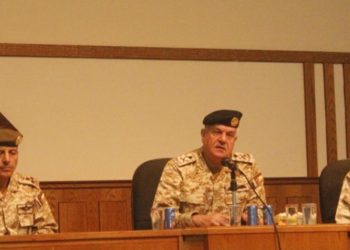 رئيس هيئة الأركان المشتركة يزور جامعة مؤتة - الجناح العسكري