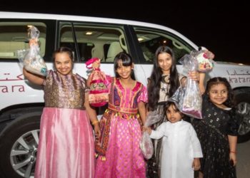 “قرنقعوه”.. فرحة تزور أطفال قطر احتفالا بصيام نصف رمضان