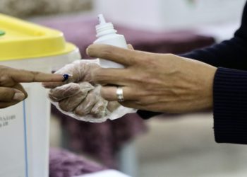 ضبط ناخب حاول الاقتراع للمرة الثانية في الهاشمي الشمالي