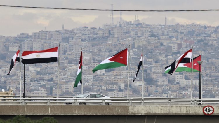 أعلام الأردن ومصر