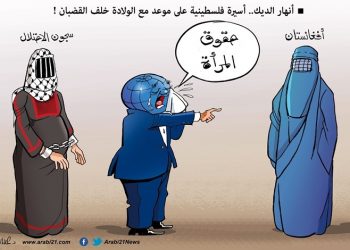 العالم وحقوق المرأة (كاريكاتير)