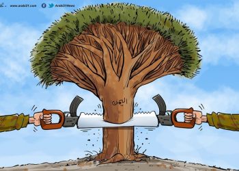 حرب اليمن (كاريكاتير)