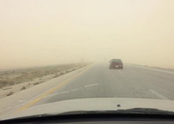 أجواء مغبرة وزخات أمطار في مختلف المناطق