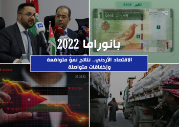 الاقتصاد الأردني في 2022.. نتائج نموّ متواضعة وإخفاقات متواصلة