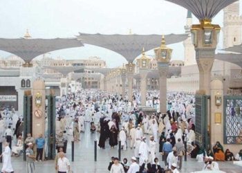 السعودية تعلن وصول 585 ألف حاج إلى المدينة المنورة
