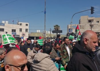 للمطالبة بوقف الجسر البري للاحتلال.. المدن الأردنية تنتفض نصرةً لغزة (شاهد)