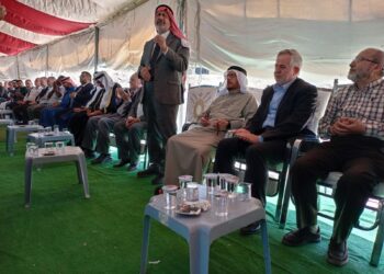 يتقدمهم المراقب العام.. وفدٌ من قيادة الحركة الإسلامية يعزي بالداعية البستنجي