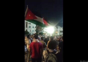 وقفة أمام الكالوتي تضامنا مع غزة (شاهد)