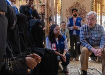 بنغلاديش.. غوتيريش يشارك لاجئي الروهنغيا إفطارا رمضانيا