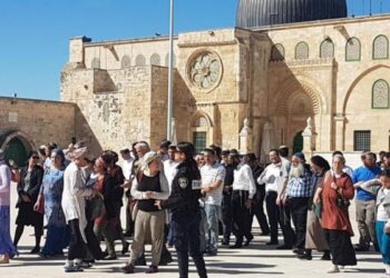 عشرات المستوطنين يدنسون باحات “الأقصى”