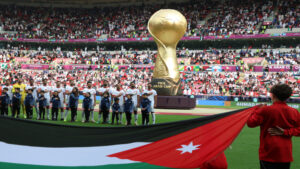 قاد المدرب المغربي المنتخب الأردني للمرة الأولى في المونديال