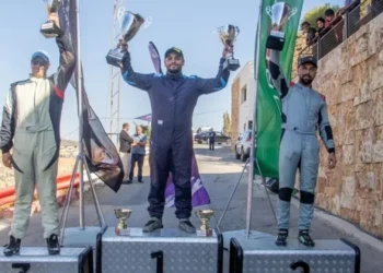 أمير النجار يتوج بلقب سباق الحسين لتسلق مرتفع الرمان الثاني
